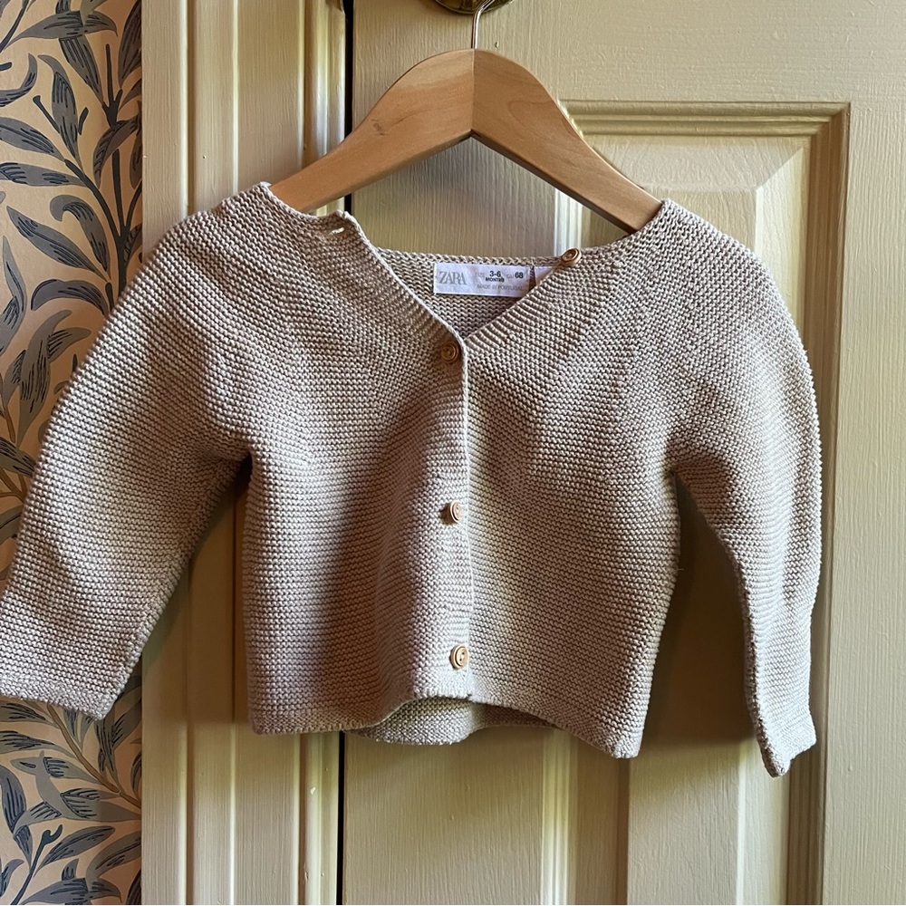 Zara Baby Cardigan Sweater, 3-6m